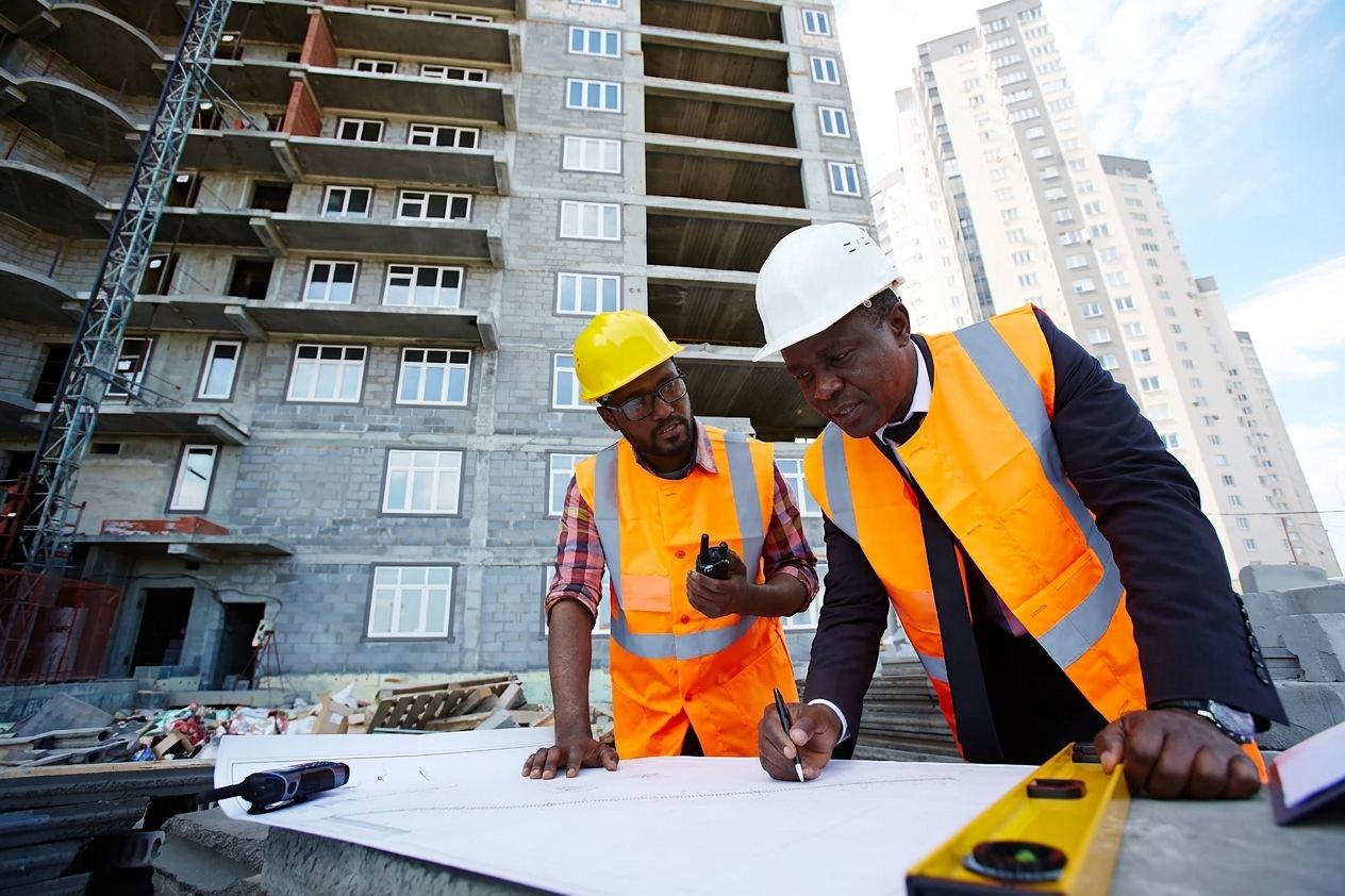 Construction site engineering